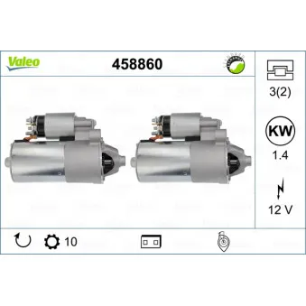 Démarreur VALEO 458860