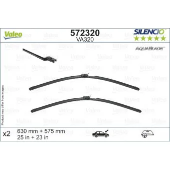 Kit balais d'essuie-glace VALEO 572320