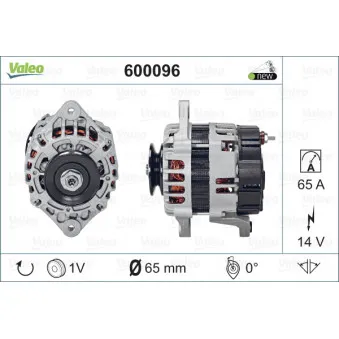 Alternateur VALEO 600096