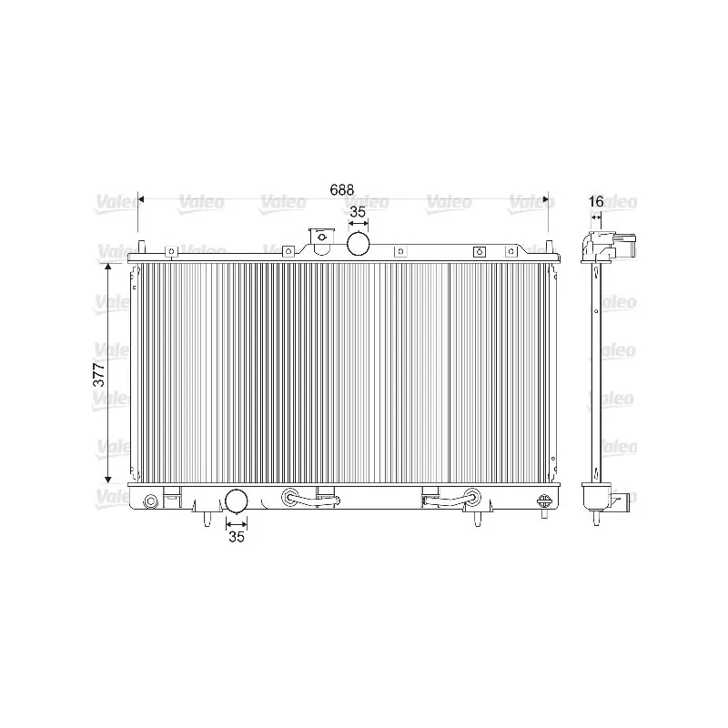 Radiateur, refroidissement du moteur VALEO 733280