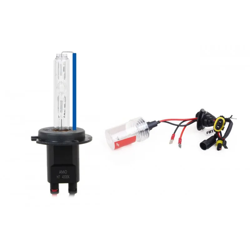 Ampoule Xénon HiD de type H7 8000K AMIO 01425