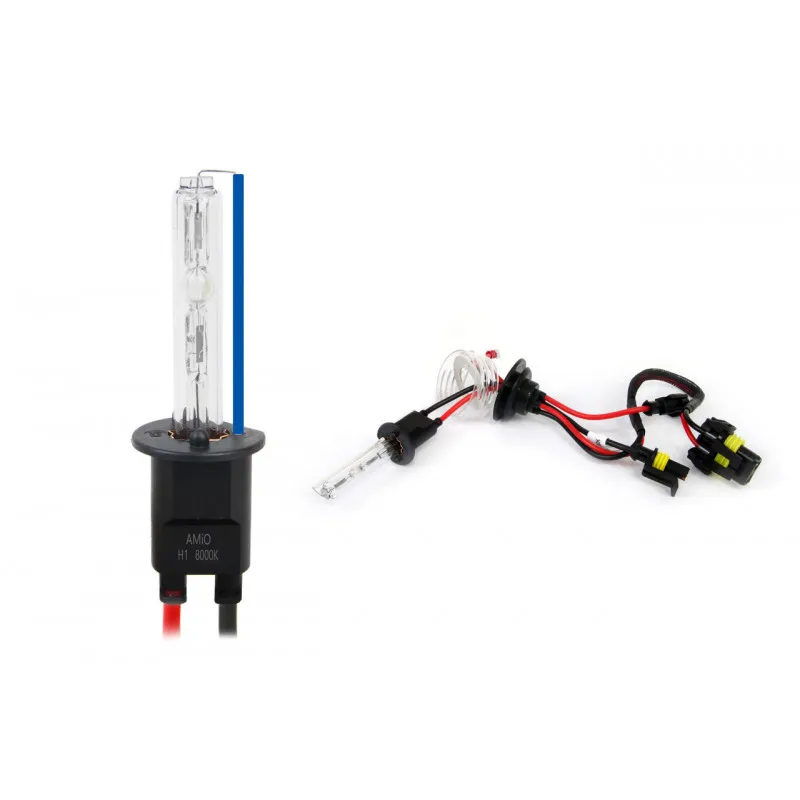 Ampoule Xénon HiD de type H1 8000K AMIO 01418