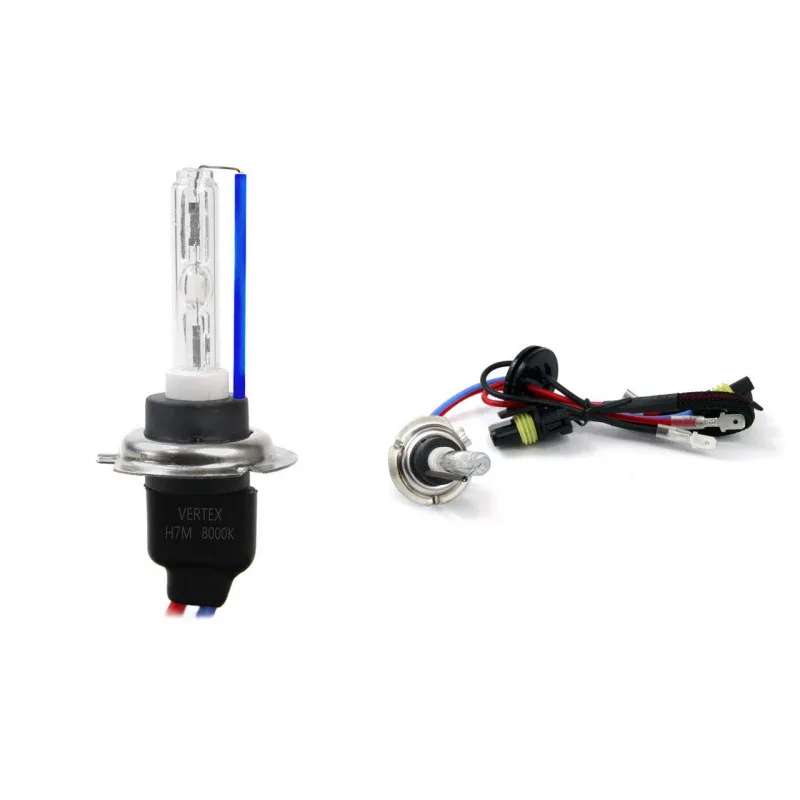 Ampoule Xénon HiD Type H7 8000K métal classe A AMIO 01428