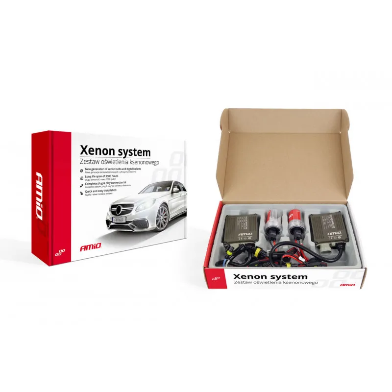Kit xénon type 1068 CANBUS H1 6000K AMIO 01785