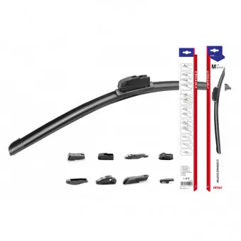 Balai d'essuie-glace plat MultiConnect 22 "(550mm) 8 adaptateurs AMIO