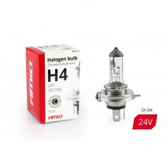 Ampoule halogène H4 24V 70 / 75W filtre UV (E4) AMIO