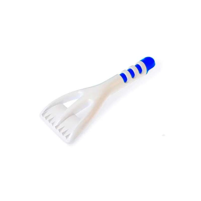 Grattoir Vertex IS1 Premium ABS Blanc & Bleu AMIO 01461