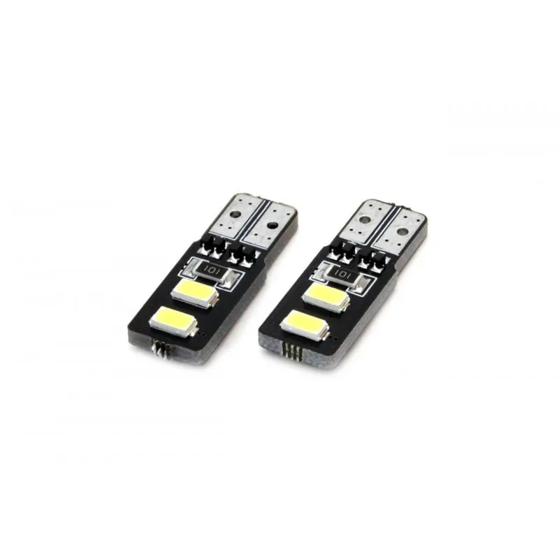 LED CANBUS 4SMD 5730 T10 (W5W) Blanc AMIO 01630