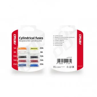 Fusible cylindrique 10pts blister AMIO