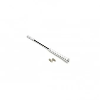 Antenne de voiture Mât aluminium 20 cm Adaptateur 5 / 6mm ANTM05 AMIO 01294