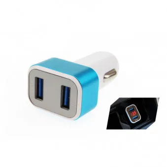 Chargeur de téléphone 2xUSB + contrôle de la batterie TEST-04 AMIO
