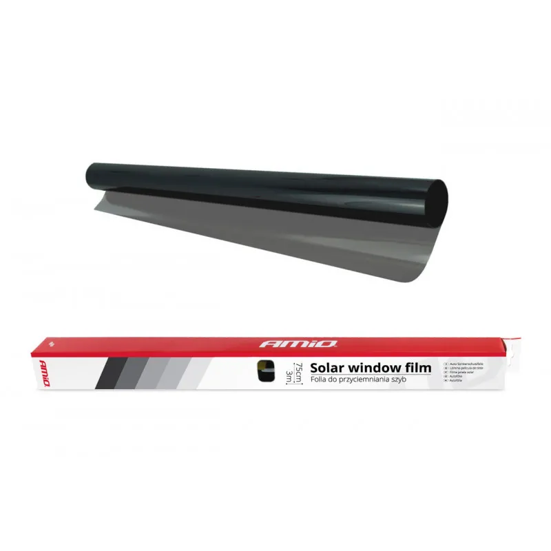 Film solaire pour vitrage noir 0,75x3m (30%) AMIO 01655