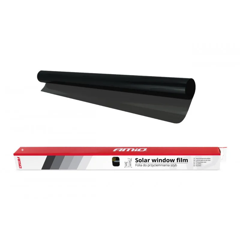 Film solaire pour vitrage Super Dark Black 0,75x3m (5%) AMIO 01657