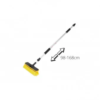 Brosse de voiture avec raccord d'eau 98-168 cm / tête 20,3 cm Brosse AMIO