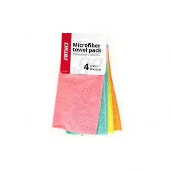 Serviette de nettoyage microfibre 4 pcs 30x30 cm Cwash-02 AMIO