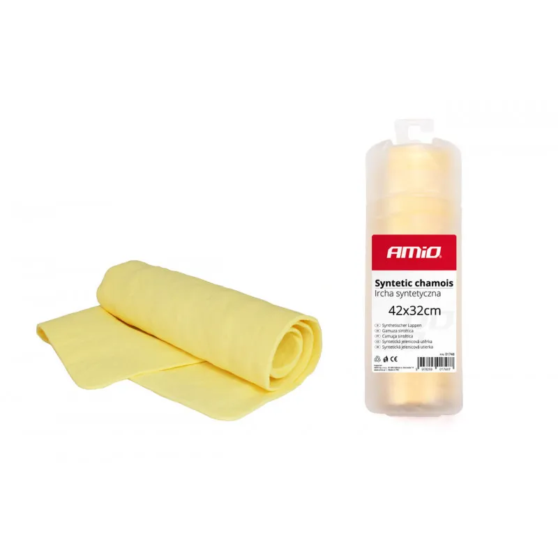 Paquet de tube synthétique chamois 42x32cm Cwash-04 AMIO 01748