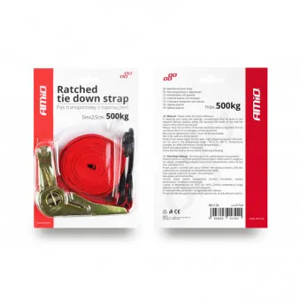 Arrimage à cliquet BELT-02 5m 2,5cm 500kg AMIO 01724