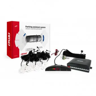 Capteur de stationnement 8 LED blanc AMIO