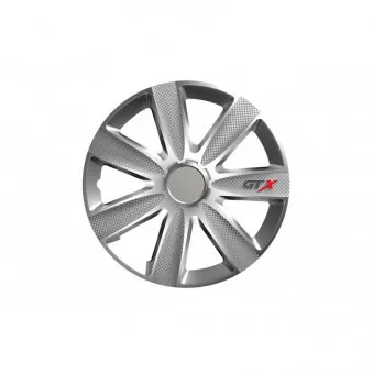 Hubcap GTX carbone "argent" 16 " AMIO 10321