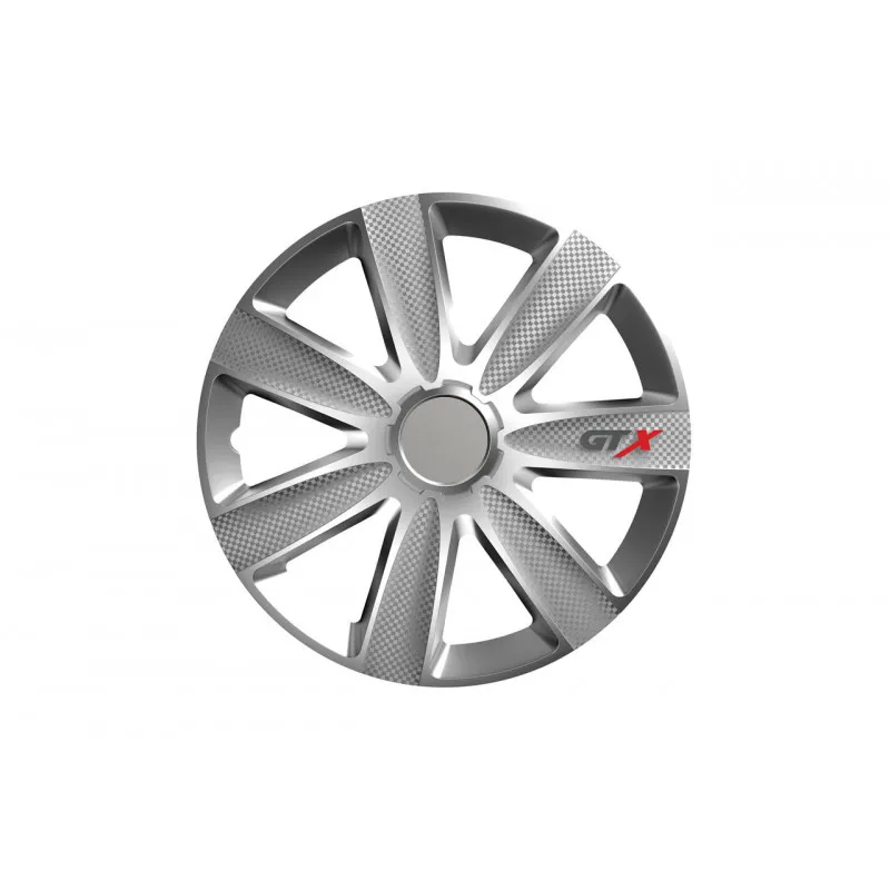 Hubcap GTX carbone "argent" 16 " AMIO 10321