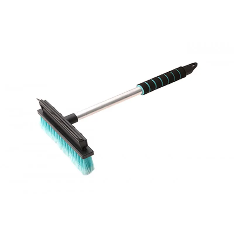 Brosse de voiture et raclette en silicone 2 en 1 aluminium K AMIO T9095
