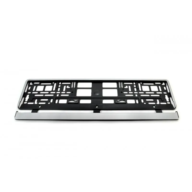 Cadre de plaque d'immatriculation - argent AMIO 01163
