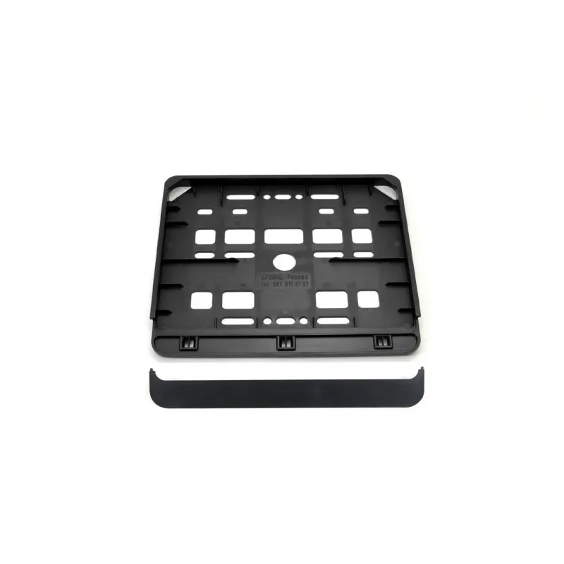 Cadre de plaque d'immatriculation - moto noir AMIO 01166