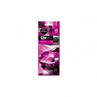 Désodorisant voiture AROMA CAR CITY CARD BUBBLE GUM AMIO A92670