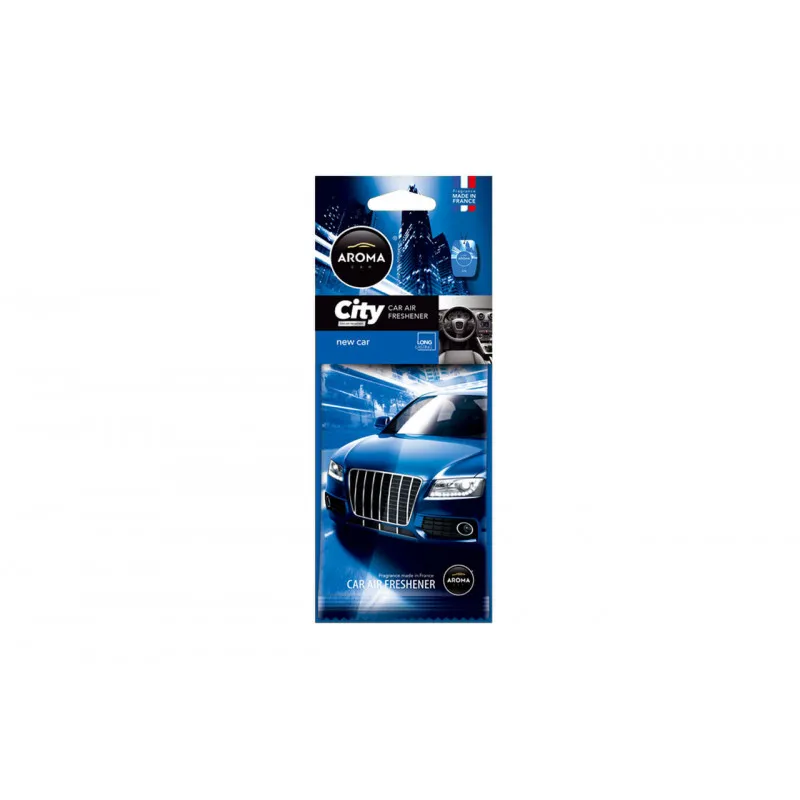 Désodorisant voiture AROMA CAR CITY CARD NEW CAR AMIO A92668