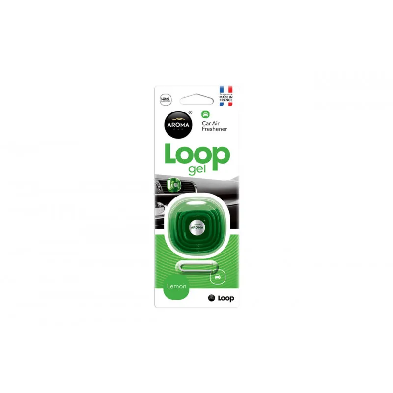 Désodorisant voiture AROMA CAR LOOP - Citron AMIO A63116