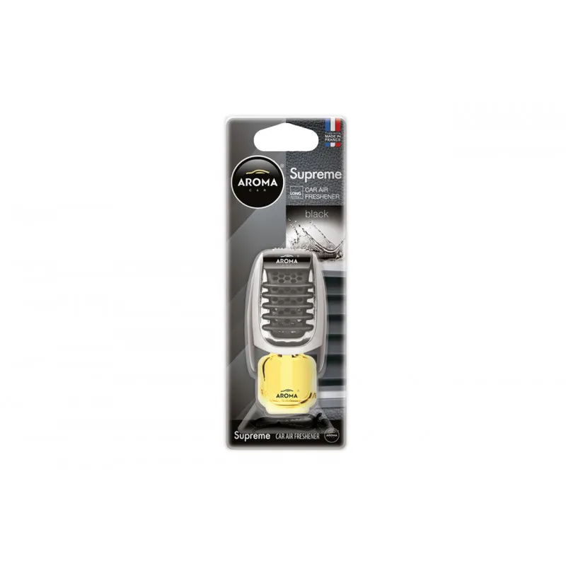 Désodorisant voiture AROMA SUPREME BLACK AMIO A92050