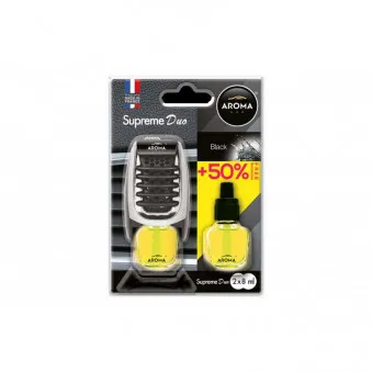 Désodorisant voiture AROMA SUPREME DUO NOIR AMIO A92259