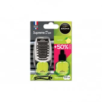 Désodorisant voiture AROMA SUPREME DUO LEMON AMIO A92252