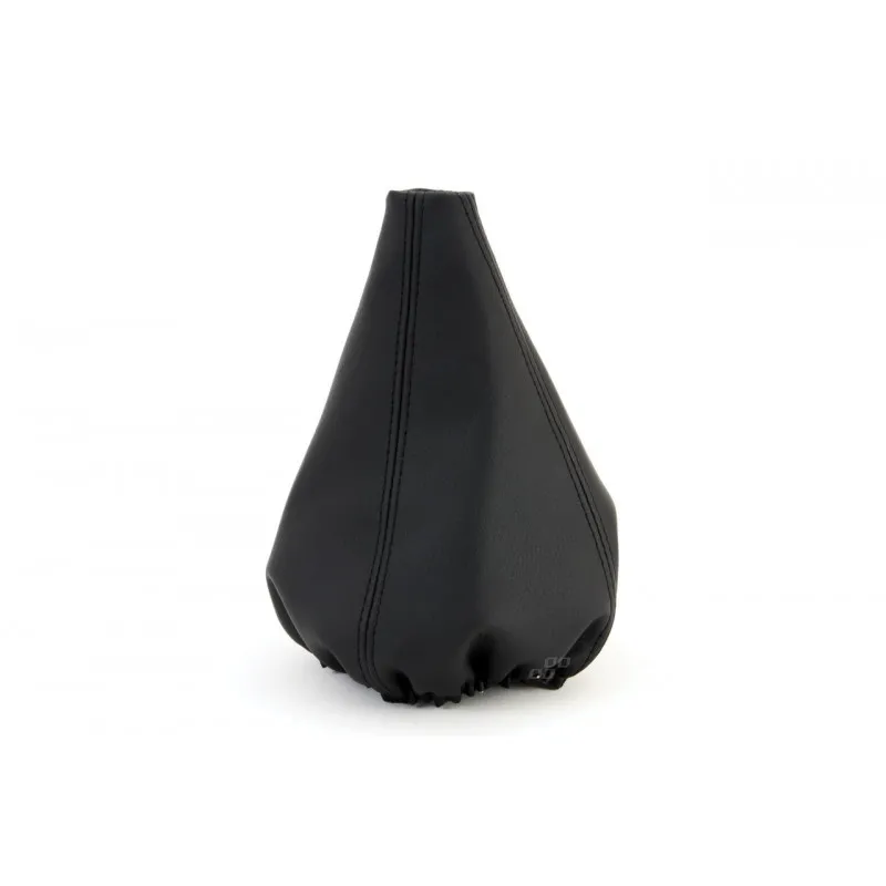 Couvercle de levier de vitesses en similicuir noir AMIO 01760