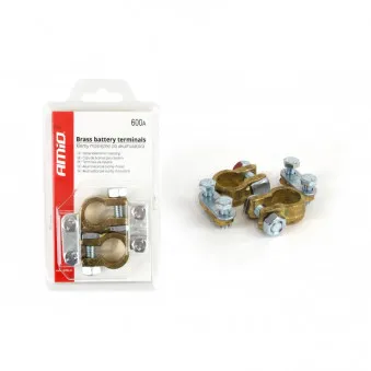 Bornes de batterie en laiton 600AMP, 2 pcs. AMIO
