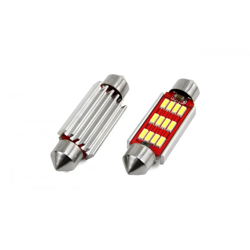 LED CANBUS 12SMD 4014 Festoon 41mm Blanc 12V / 24V AMIO 01291