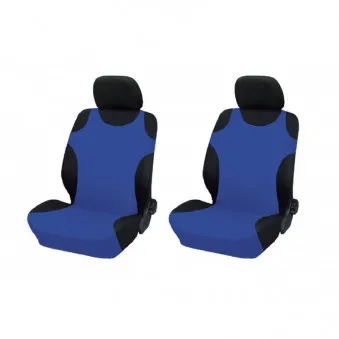Housses de siège en coton "Chemises" - bleu, 2 pcs. AMIO SE87014