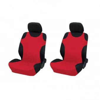 Housses de siège en coton "Chemises" - rouge, 2 pcs. AMIO