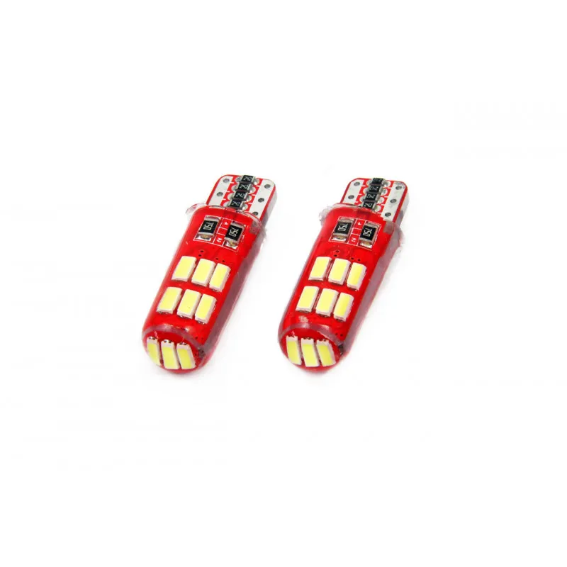 LED CANBUS 15SMD 4014 T10e (W5W) SILCA Blanc 12V AMIO 01443