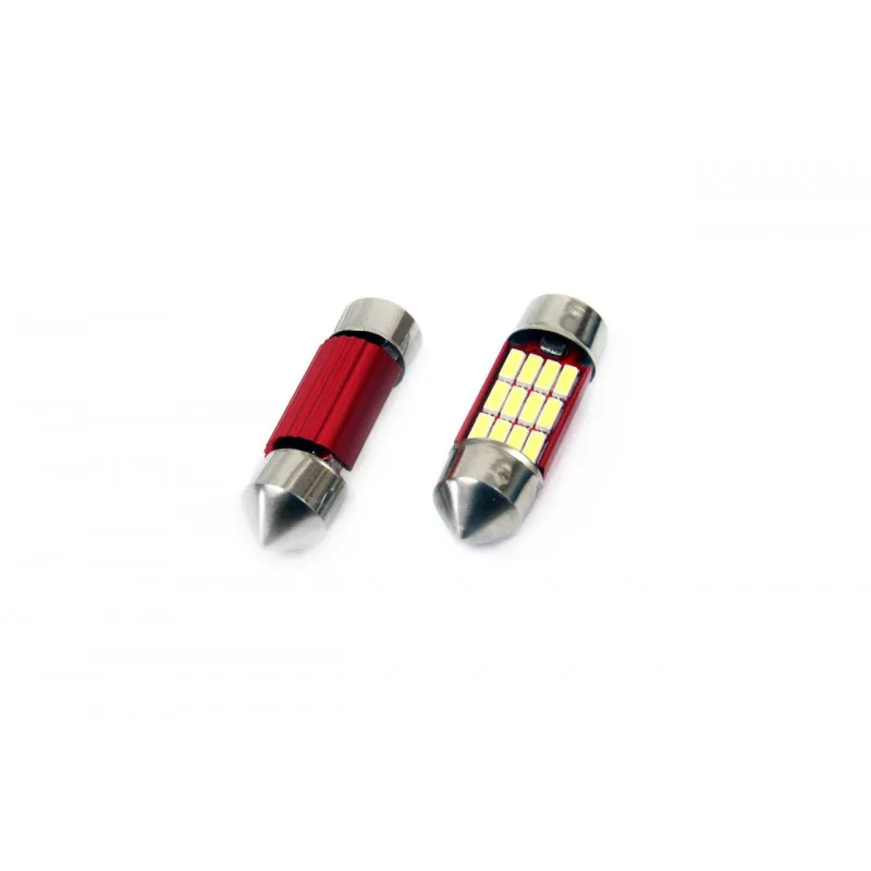 LED CANBUS 12SMD 4014 Festoon 31mm Blanc 12V / 24V AMIO 01631
