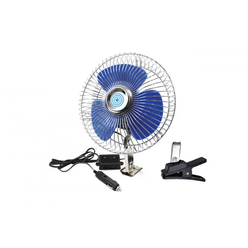 Ventilateur de voiture en métal avec support à vis + clip CFAN-15 + 24V AMIO 01105