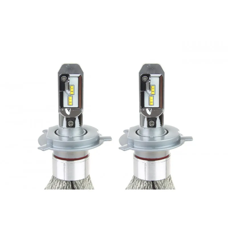 Jeu de 2 ampoules LED Série H4 50W RS + Slim LED AMIO 01082