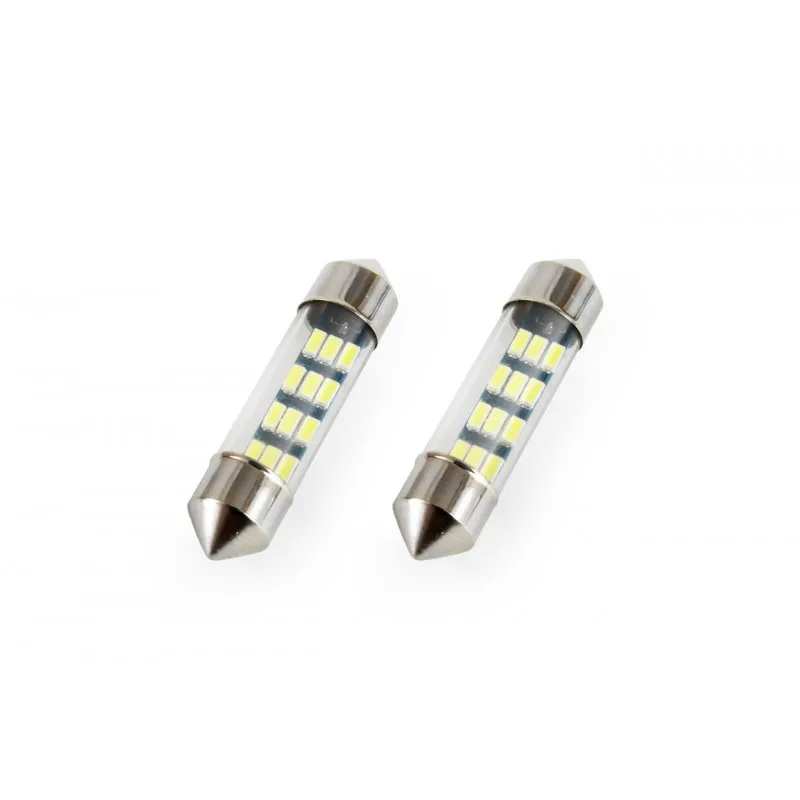 LED STANDARD Festoon C5W 12xSMD 3014 12V 36mm AMIO 01090