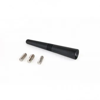 Mât d'antenne de voiture 9 cm avec 3 adaptateurs 5/6 / 7mm ANTM09 AMIO 01509