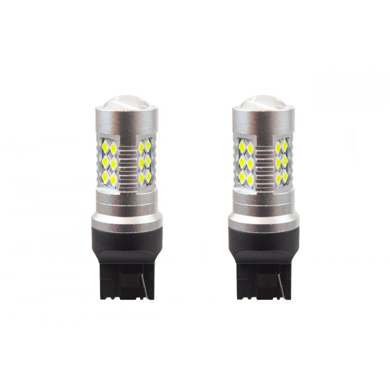 LED 1156 CANBUS 24SMD 3030 T20 7440 W21W Blanc 12V / 24V AMIO 01173
