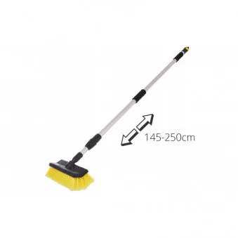 Brosse de voiture avec connecteur d'eau 145-250cmcm / tête 26 cm AMIO 01274