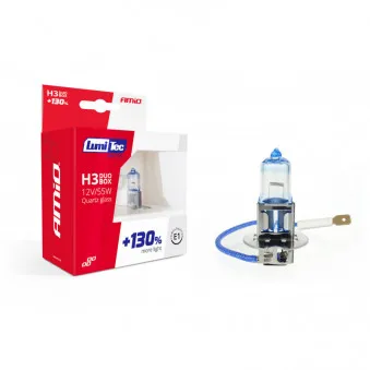 Lot de 2 Ampoules halogène H3 AMIO 02102