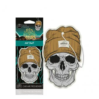 Désodorisant voiture AROMA DIA DE LOS MUERTOS Blue Diamond Girl AMIO A83278