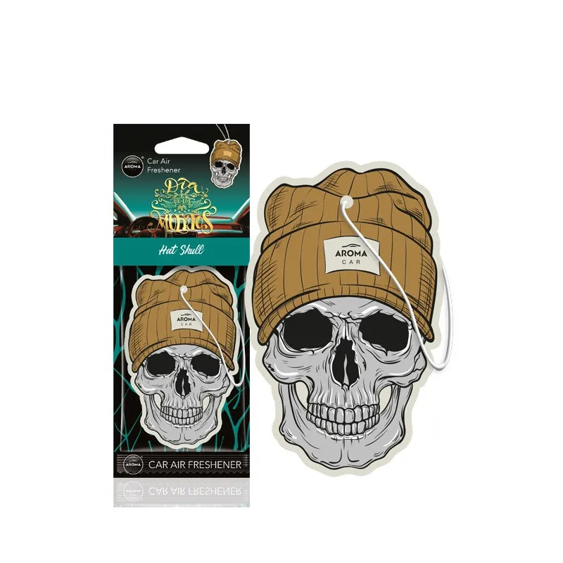 Désodorisant voiture AROMA DIA DE LOS MUERTOS Blue Diamond Girl AMIO A83278