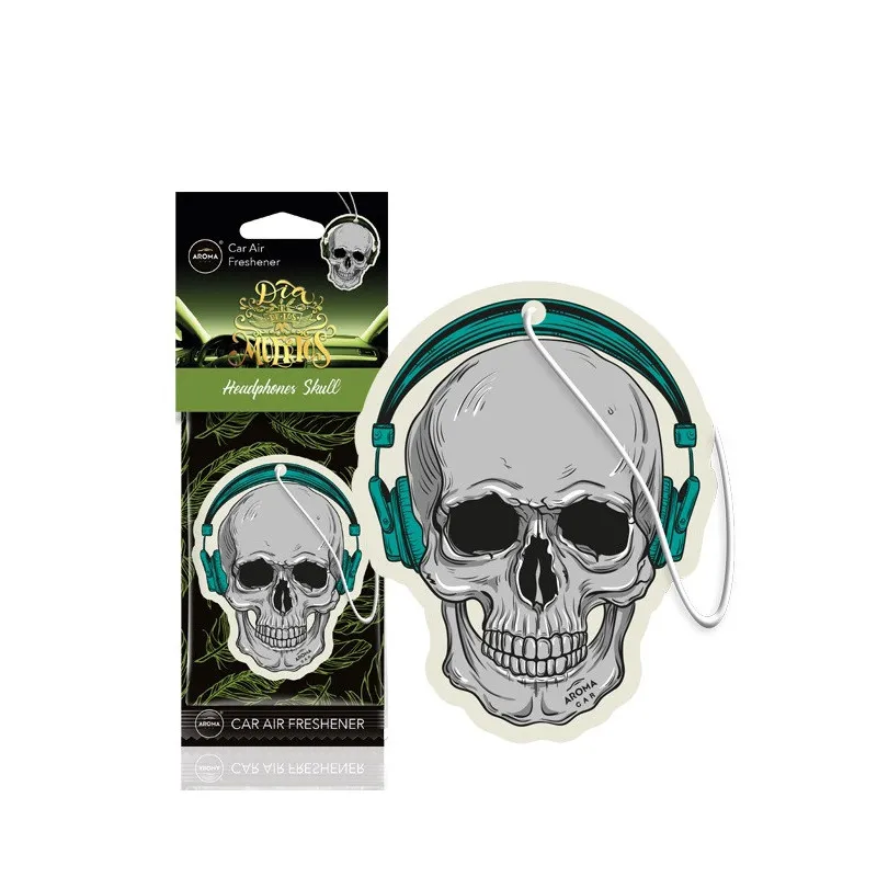 Désodorisant voiture AROMA DIA DE LOS MUERTOS Blue Diamond Girl AMIO A83277